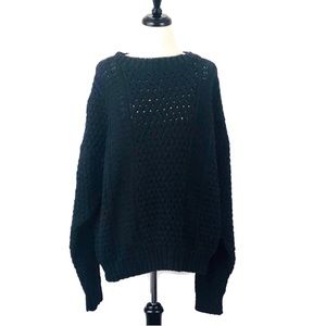 Oversized Chunky Knit Pullover by Tony Lambert